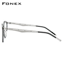 FONEX Alloy Glasses Frame Women Cat Eye Screwless Eyeglasses F1008
