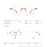 FONEX Acetate Titanium Glasses Frame Women Square Eyeglasses F85687