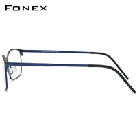 FONEX Titanium Glasses Frame Men Square Eyeglasses 8551