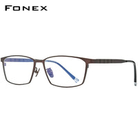 FONEX Titan Brillengestell Herren Quadratische Brille F85642