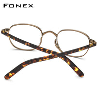 FONEX Titanium Glasses Frame Men Square Eyeglasses F85653