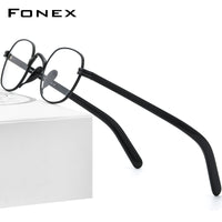 FONEX Titan Brillengestell Männer Quadratische Optische Brille F85675
