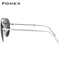 FONEX Titanium Men Folding Polarized Sonnenbrille 838
