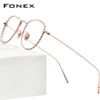 FONEX Titan Brillengestell Männer Quadrat Myopie Optische Brille 981