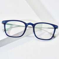 FONEX Acetate Titanium Glasses Frame Men Square Eyeglasses F85706