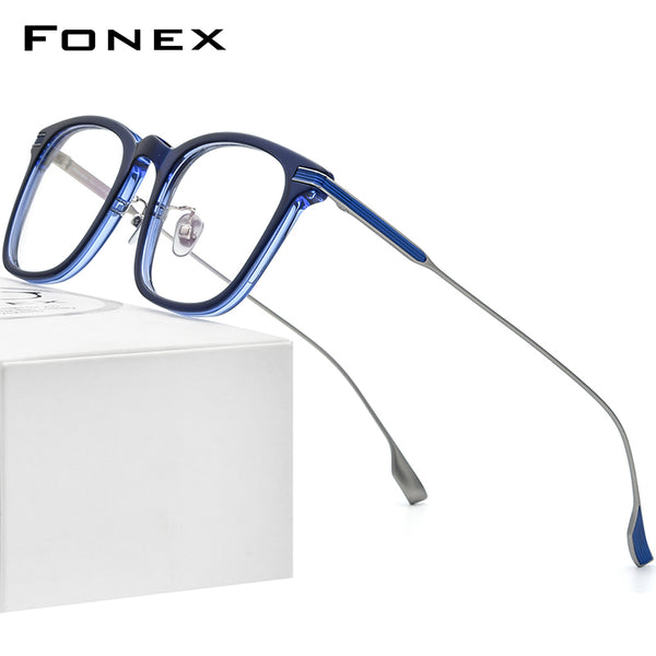 Titanium Vintage Eyeglass Frames Memory Flex Titanium Vintage