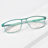 FONEX Pure Titanium Glasses Frame Men Square Eyeglasses 8521