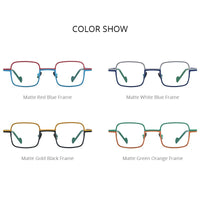 FONEX Pure Titanium Glasses Frame Men Square Eyeglasses F85746