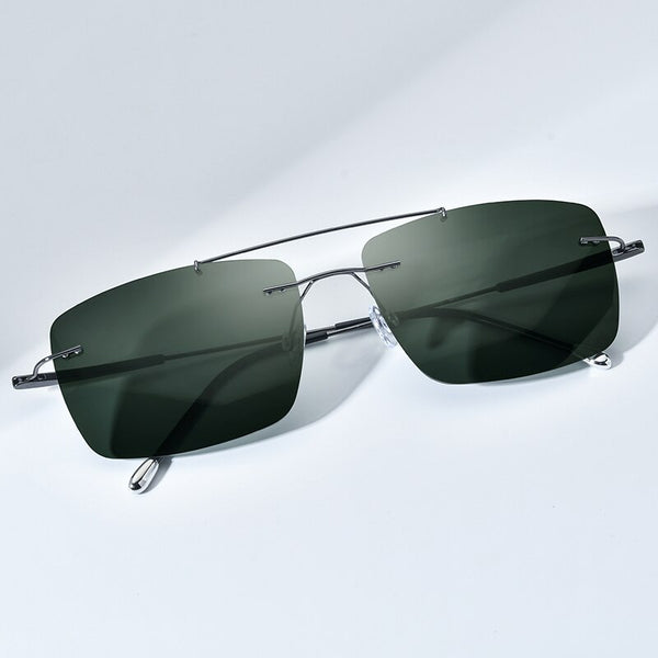 FONEX Titanium Alloy Rimless Sunglasses 20009 – FONEX-Eyeglasses