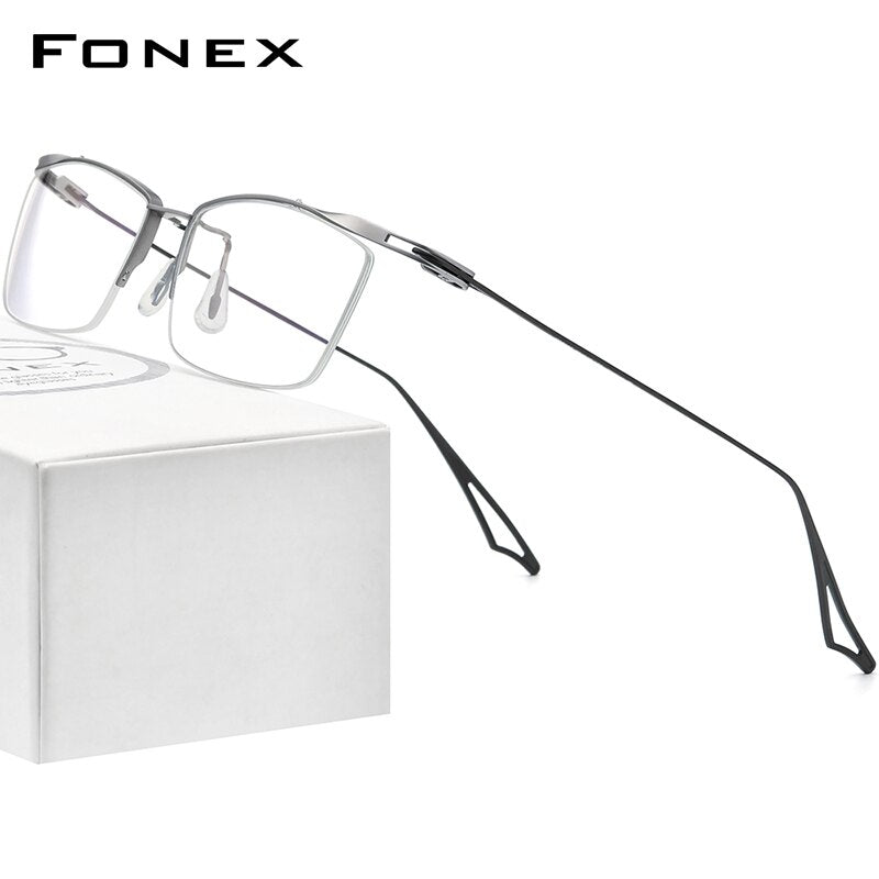 【DISCERNMENT】Semi-Square half rimless eyeware DHgate.com:Designer Half-Frame Square Eyeglasses | Mens