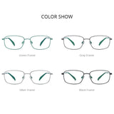 FONEX Titanium Glasses Frame Square Men Eyeglasses F85755