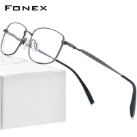 FONEX Titanium Glasses Frame Square Men Eyeglasses F85755