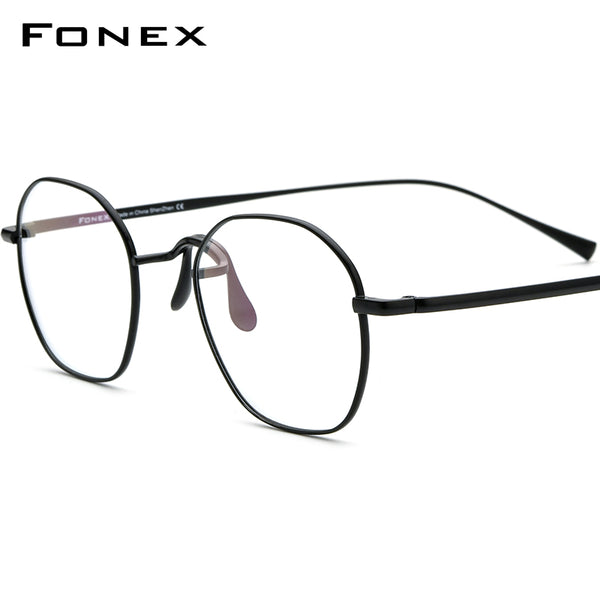 FONEX Titanium Glasses Frame Women Square Eyeglasses F85731