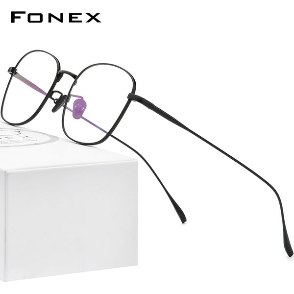 FONEX Titan Brillengestell Herren Quadratische Brille F85652