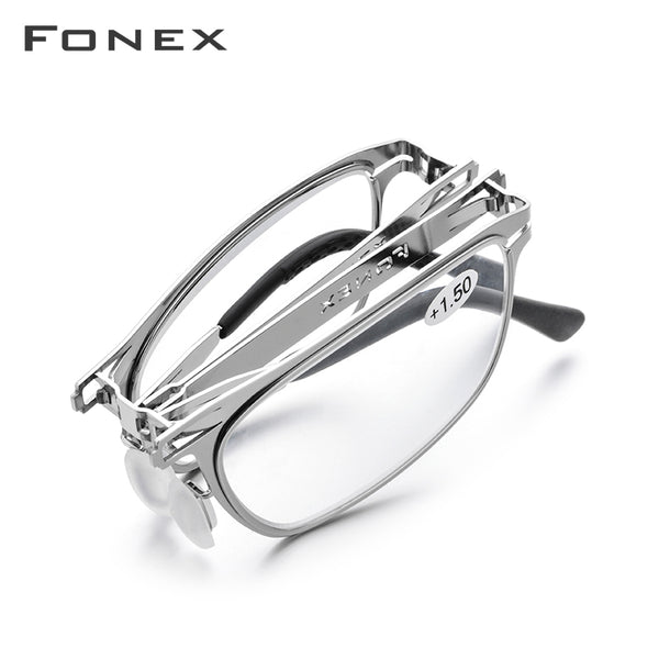 FONEXスクリューレス折りたたみ式老眼鏡男性LH012