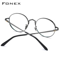 FONEX Titanium Glasses Frame Men Square Eyeglasses 884