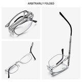 FONEX Screwless Folding Reading Glasses Men LH012