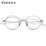 FONEX Titan Brillengestell Damen Runde Brille 8558