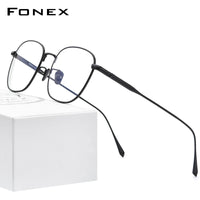 FONEX Titan Brillengestell Herren Quadratische Brille 8560