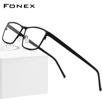 FONEX Titan Brillengestell Damen Quadratische Brille 871