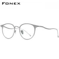FONEX Titan Brillengestell Herren Runde Brille 8509