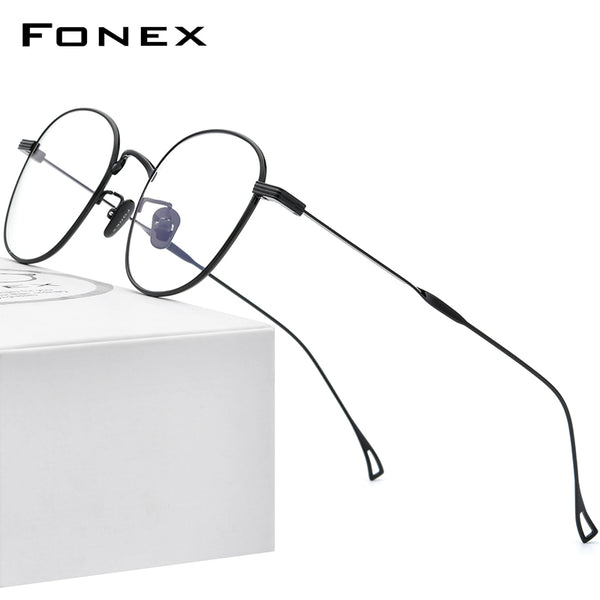 FONEX Titan Brillengestell Damen Runde Brille 8554