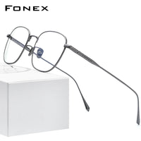 FONEX Titan Brillengestell Herren Quadratische Brille 8560