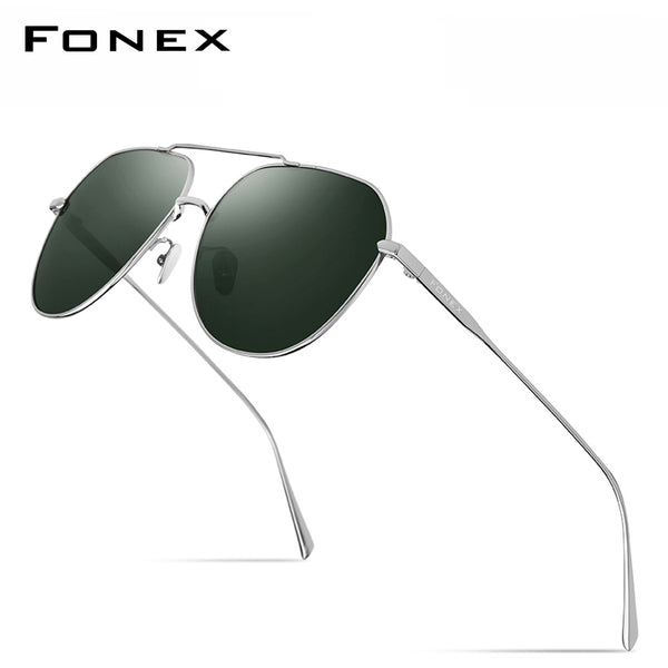 FOEX 티타늄 남성 편광 선글라스 8506