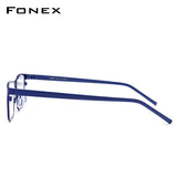 FONEX Titan Brillengestell Damen Quadratische Brille 871