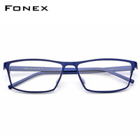 FONEX Titanium Glasses Frame Women Square Eyeglasses 871